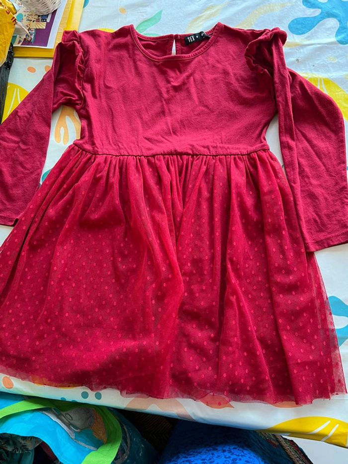 Robe rouge fille - photo numéro 2