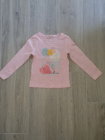 Tee-shirt manches longues fille 4ans
