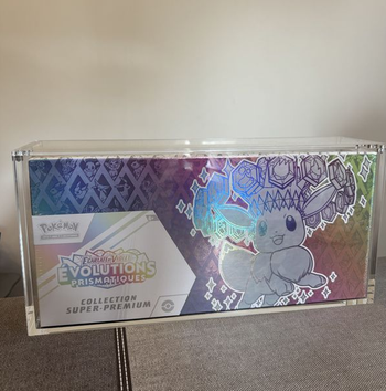 Protection acrylique pour coffret collection super premium prismatiques