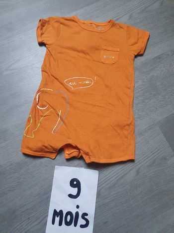 Barboteuse grenouillère 9mois garçon