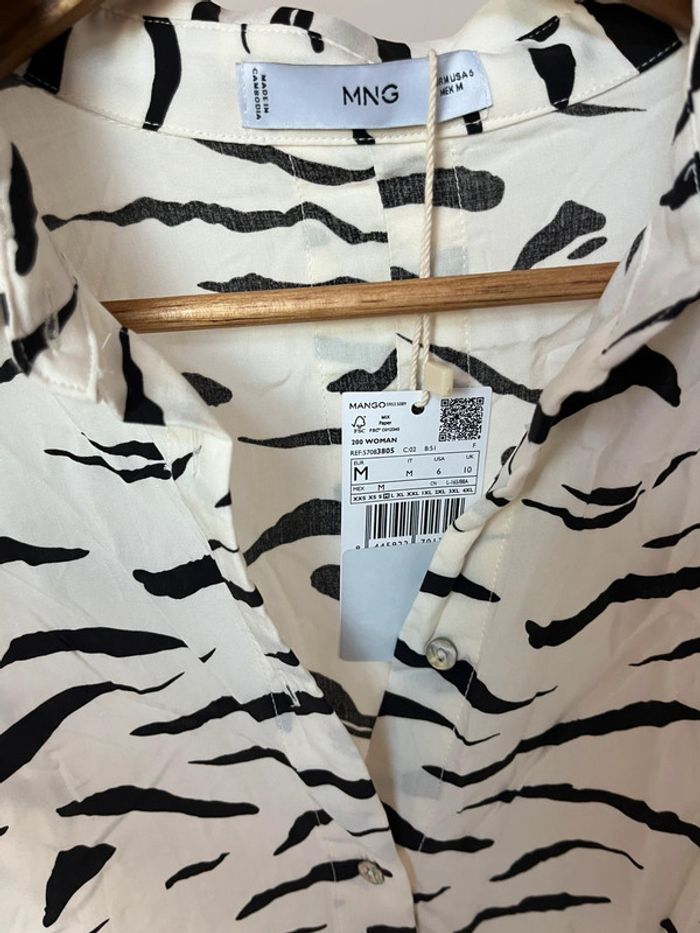 Chemise Mango zèbre - photo numéro 3