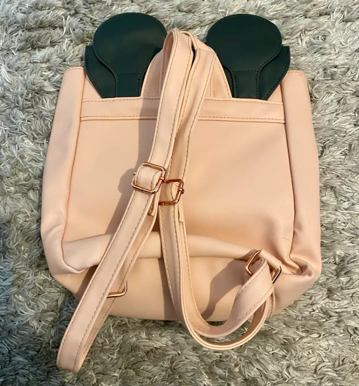 Sac à Dos Minnie Mouse – Disney Orchestra – Rose & Noir – Nœud Pailleté - photo numéro 2