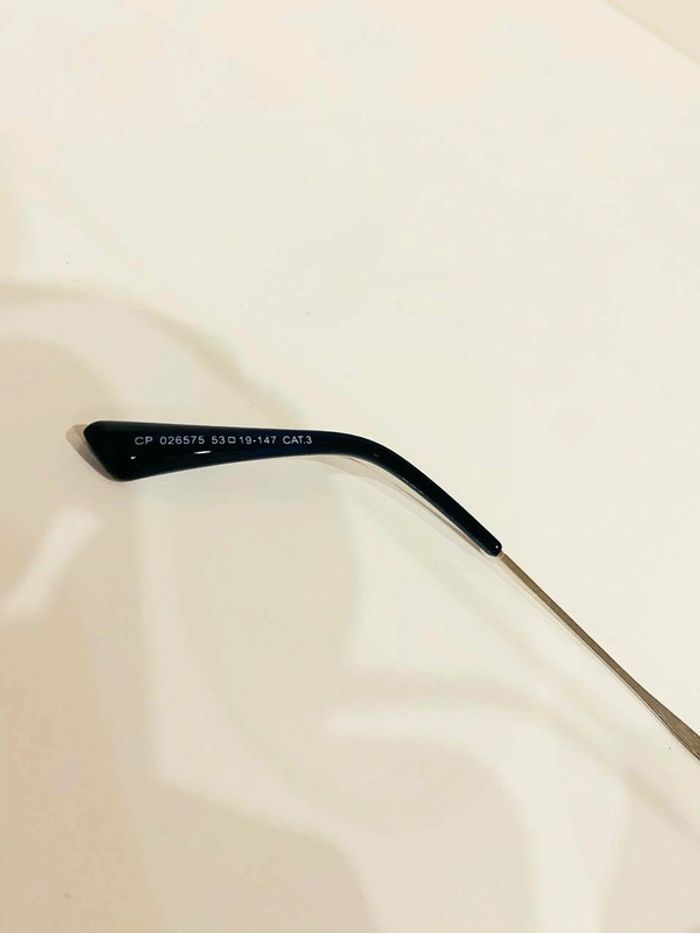 Lunette de soleil mixte noire dégradés en bleu uvprotection catégorie 3 - photo numéro 6