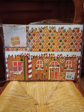 Boite cadeau maison pain d'épices neuf