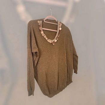 Pull léger à sequin