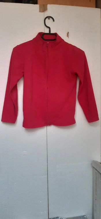 Gilet zippé polaire 8ans