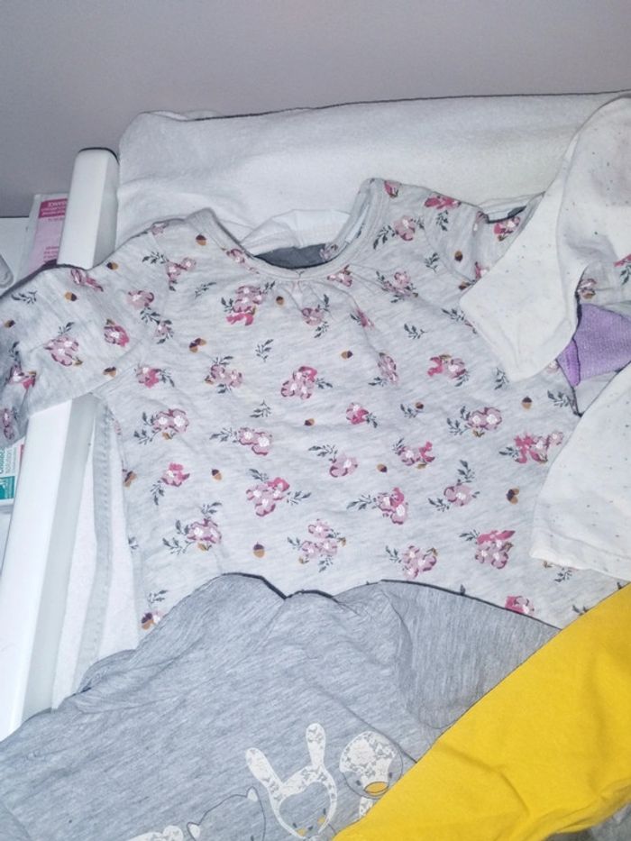 Lot t-shirts manches longues bébé - photo numéro 3