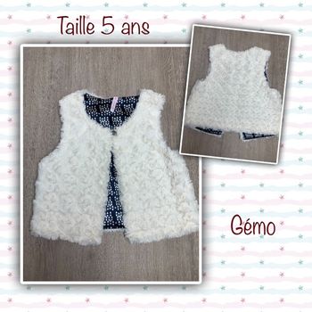 Gilet sans manche - taille 5 ans