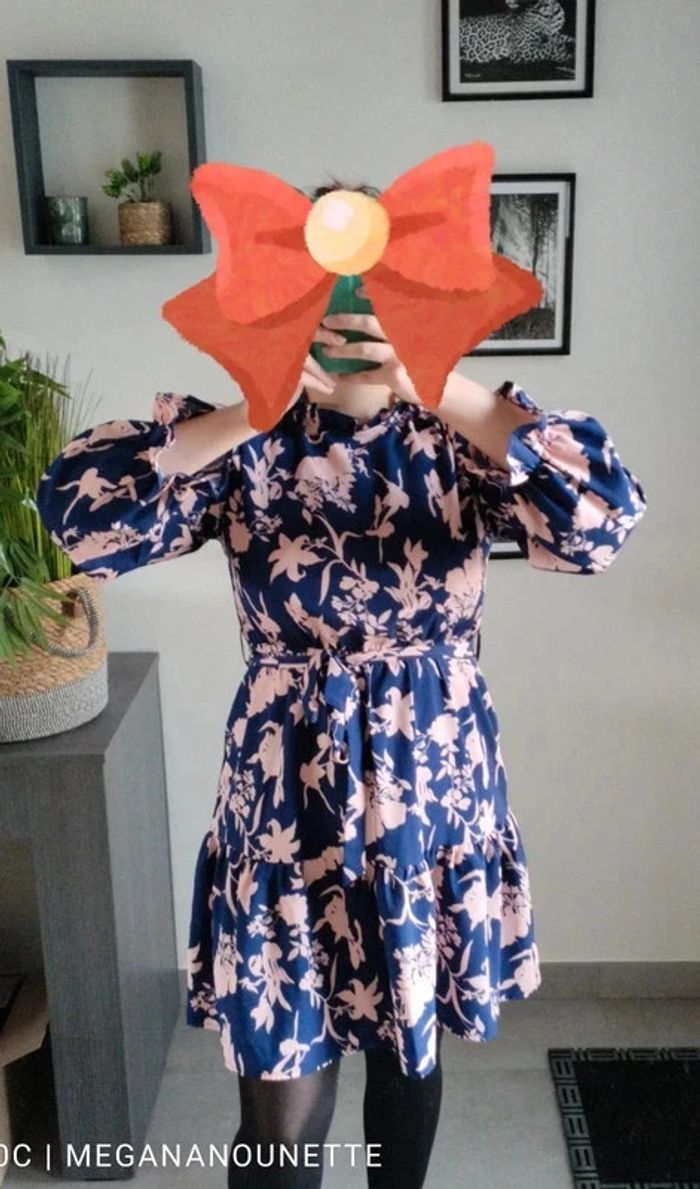 🌸 Robe Fleurie à Manches Longues – Taille 38 M – Boutique Indépendante 🌸 - photo numéro 7