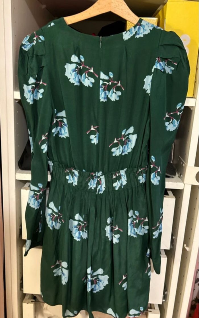 Robe maje verte avec des fleurs - photo numéro 4