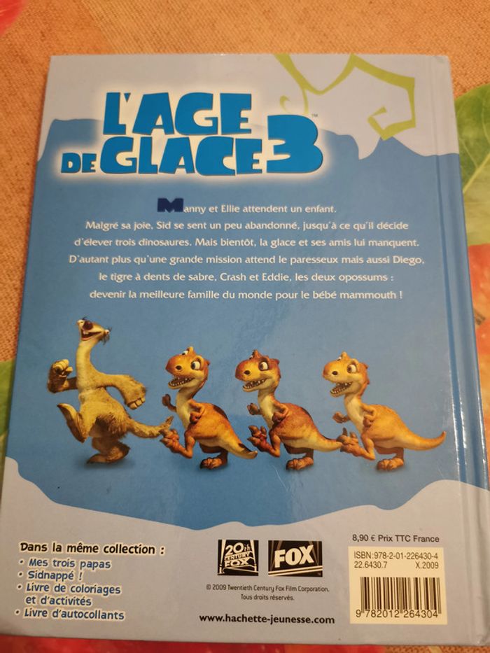 livre l'âge de glace 3 - photo numéro 2