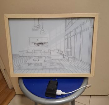 Cadre tableau déco éclairage lumineux