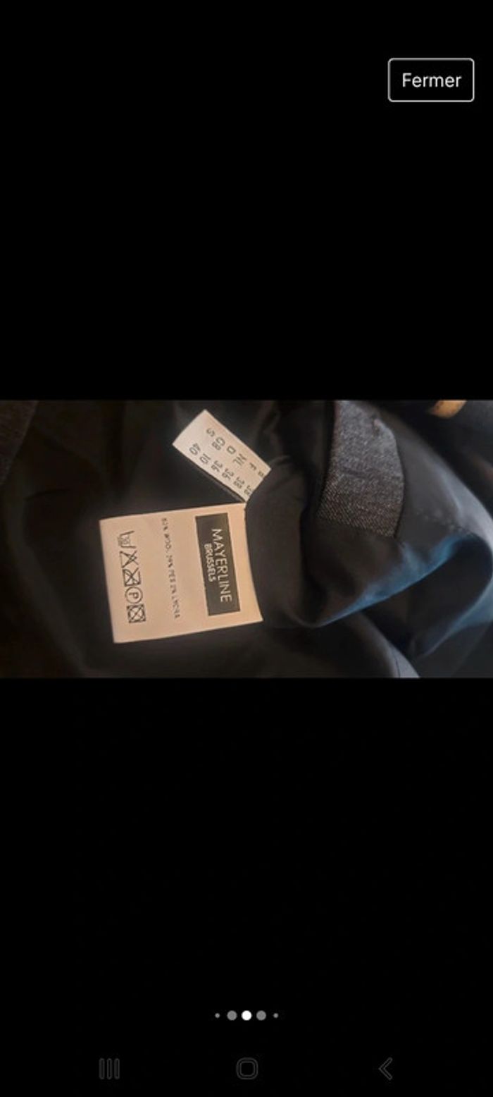 Blazer gris Mayerline fr 38 comme neuf - photo numéro 3