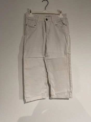 Pantacourt blanc T34