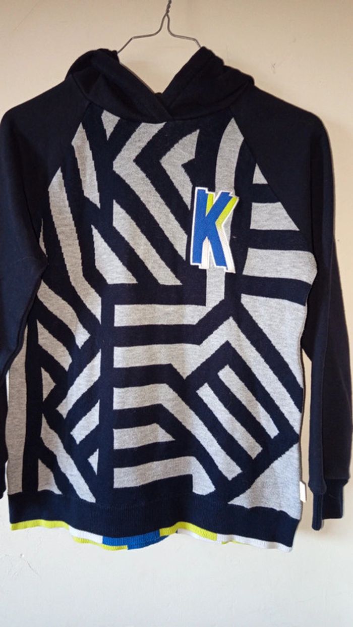 Pull à capuche 12 ans mixte - photo numéro 2