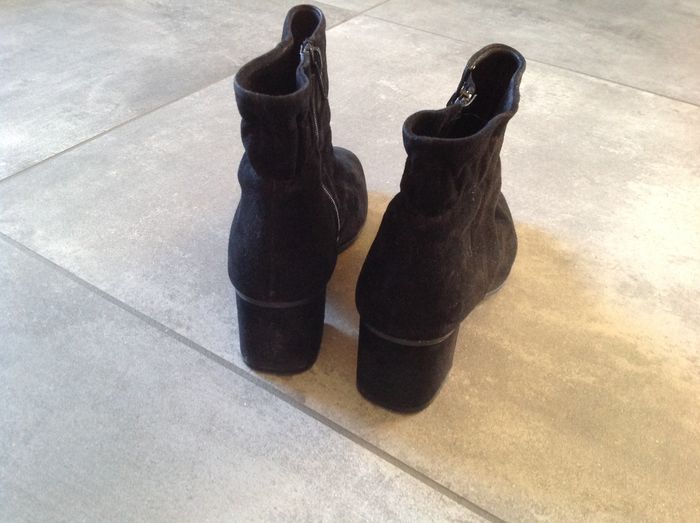 Bottines / boots noires à talons T.38 Eram - photo numéro 4