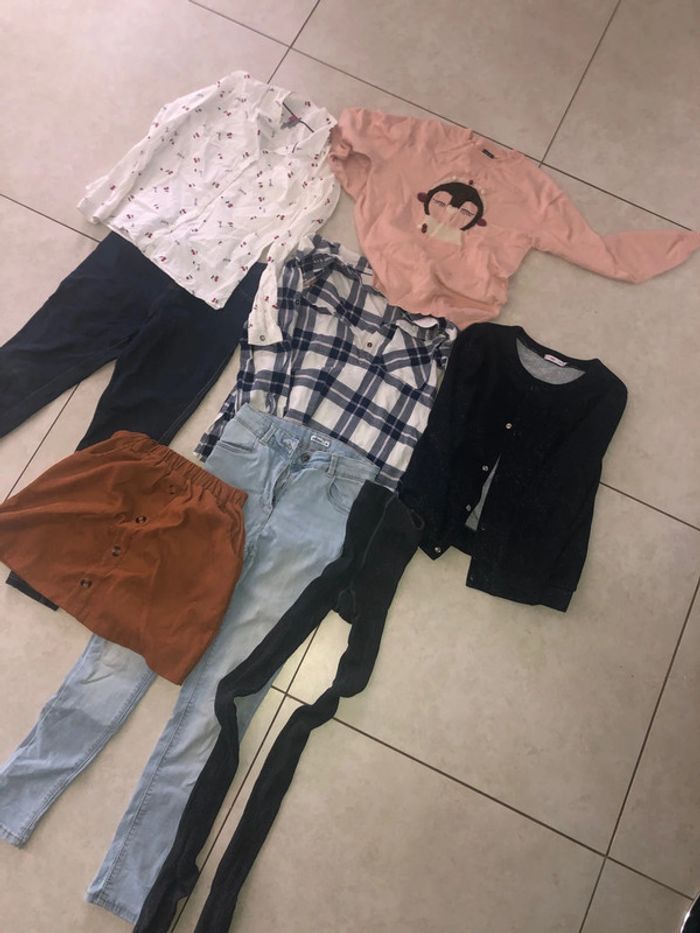 Lot vêtements 10 ans fille