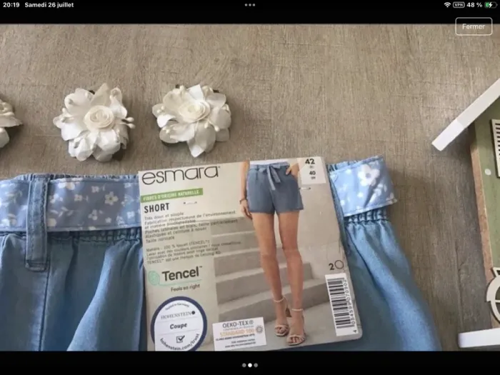 Neuf short fantaisie - photo numéro 2