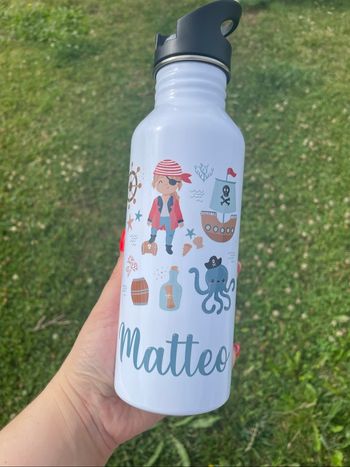 Gourde paille enfant 600 ml