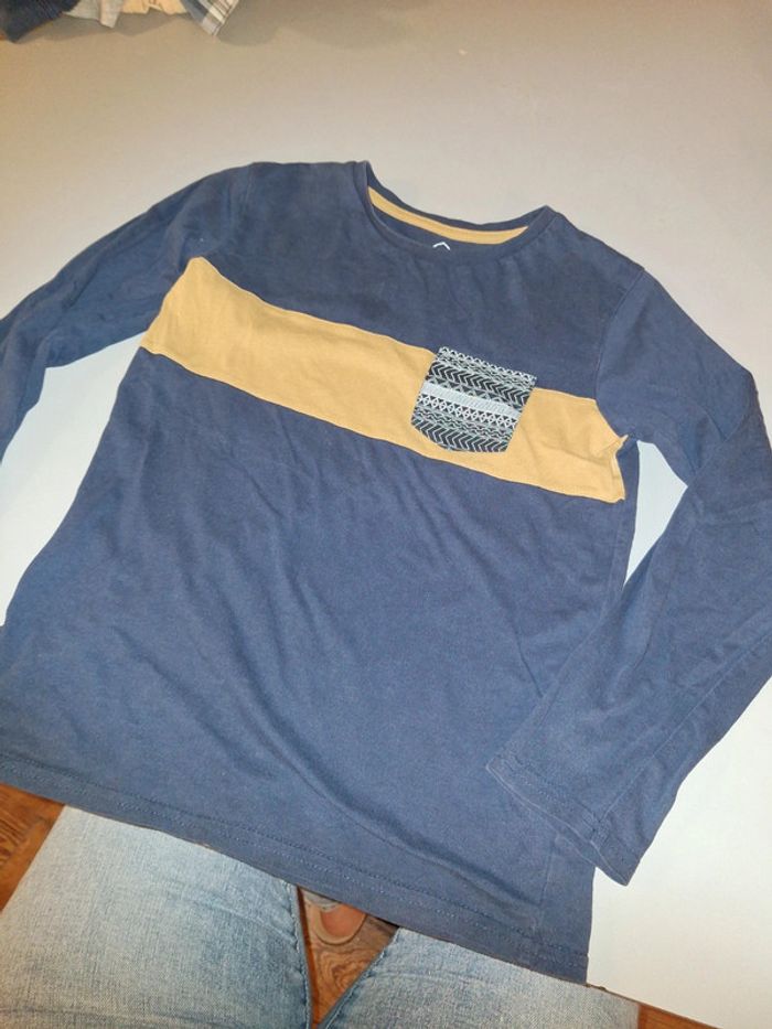 Tee shirt ml 9/10 ans garçon - photo numéro 2