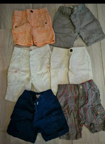 Lot de 6 short bermuda garçon taille 12 mois 1 an