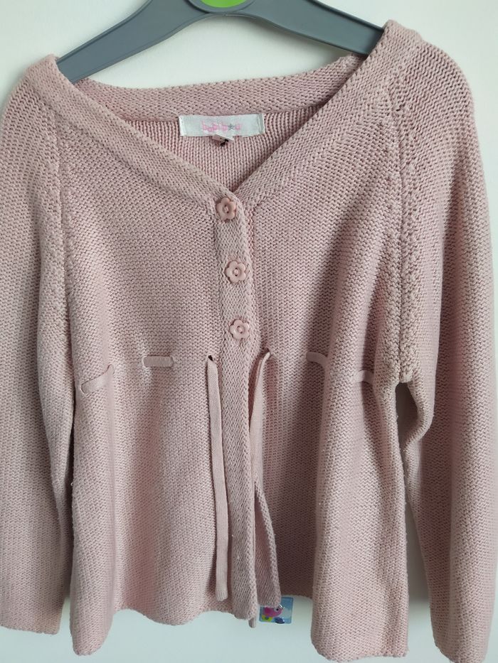 Gilet rose pâle 23 mois - photo numéro 2