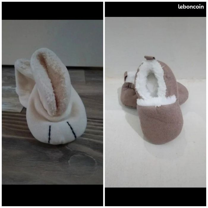 Lot chaussons taille 16/17