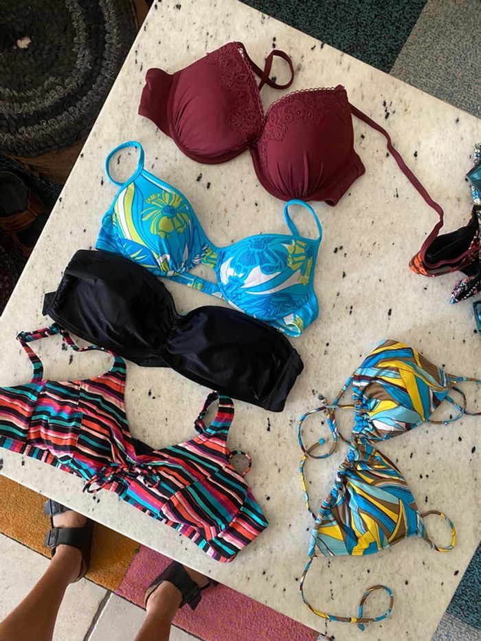 Lot maillot de bain 2 pièces L - photo numéro 4