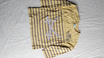 Tee shirt marinière moutarde pirate