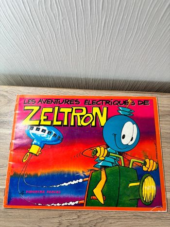 Les aventures électriques de zeltron album images panini vintage