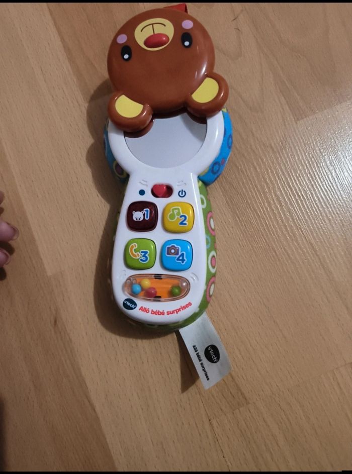 Téléphone miroir ourson sonore - photo numéro 3