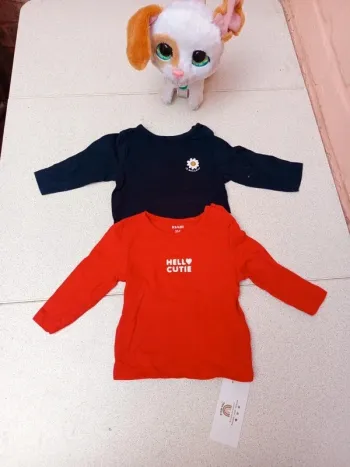 Lot de 2 t-shirt Kiabi taille 3mois/ 60cm