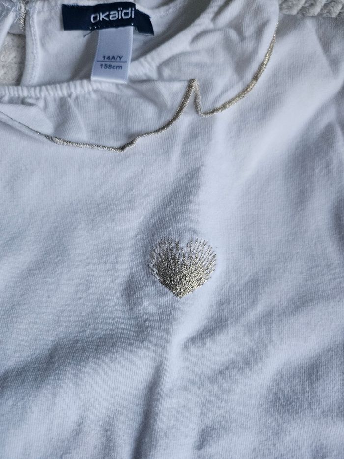 T-shirt manche longue Okaidi 14ans - photo numéro 5