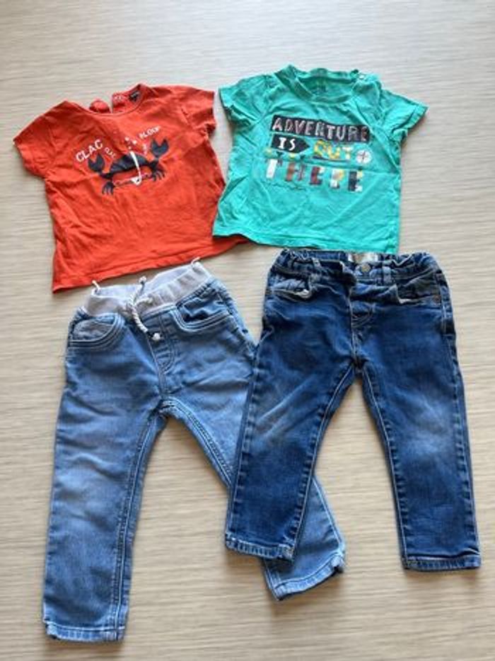 Lot vêtements bébé 12/18 mois – 4 pièces - photo numéro 1
