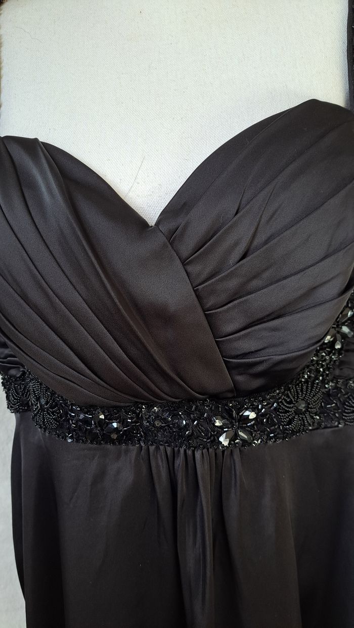 Robe soirée ou cérémonie taille 50 noir perle jujube et Christine - photo numéro 3