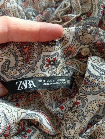 Blouse Zara paisley t36