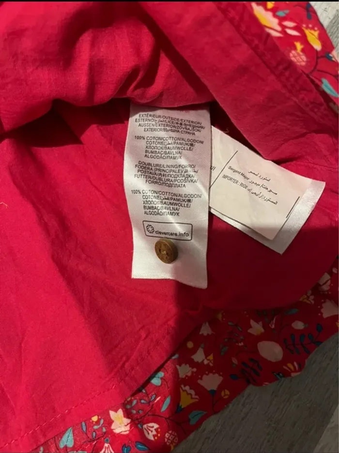 Robe rouge + bloomer taille 18 mois Sergent Major - photo numéro 5