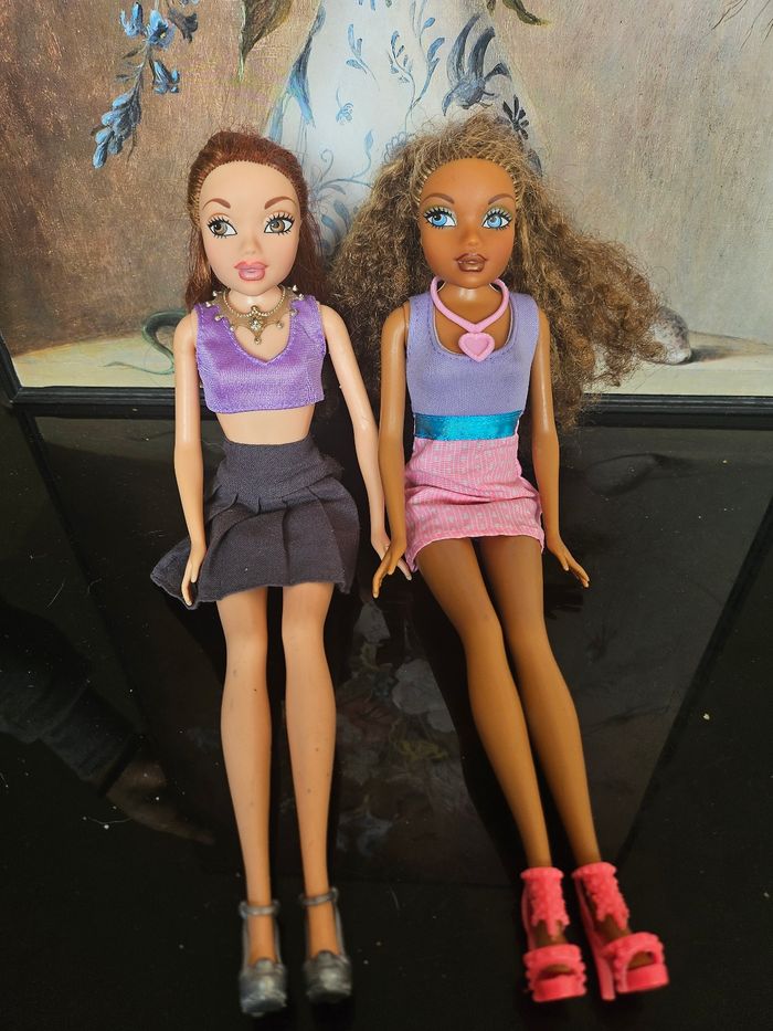 Lot de 2 poupées barbie my scène
