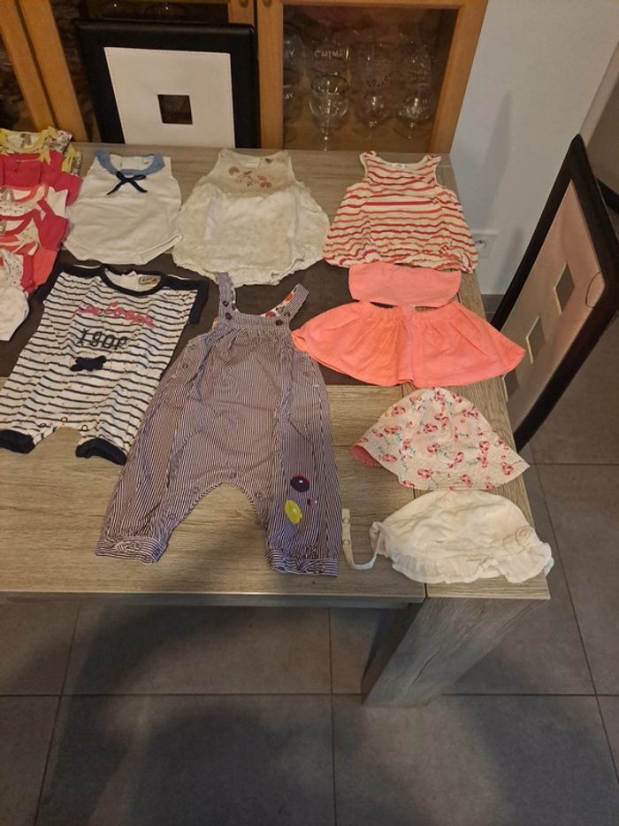 Gros lot fille ete 3 mois (90 vetements) - photo numéro 9