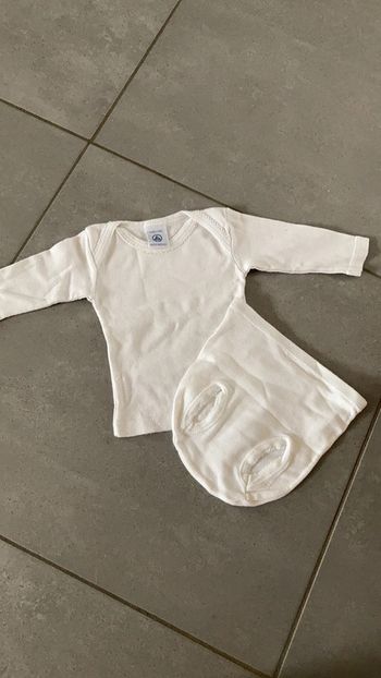 Lot ensemble fille garçonbody bodies peut bateau 3 mois haut culotte