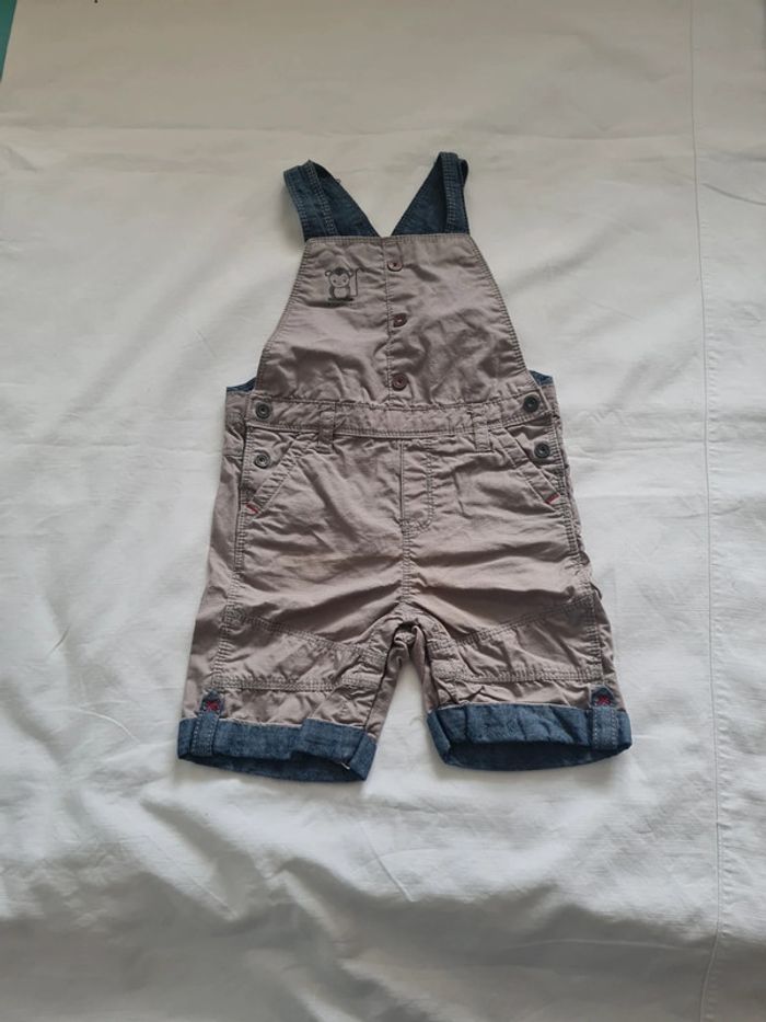 Salopette courte 18 mois Obaïbi