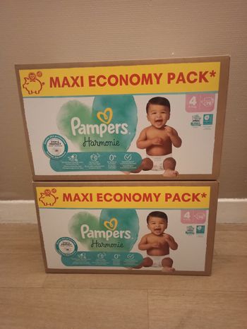Pampers harmonie taille 4 (156 couches)