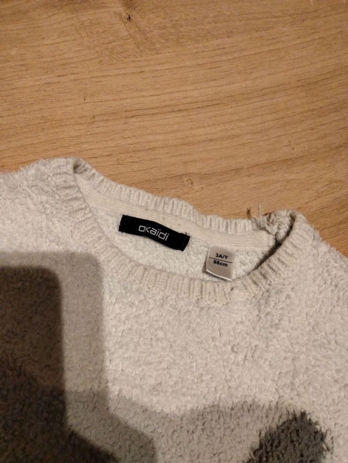 Pull blanc koala 3 ans - photo numéro 3
