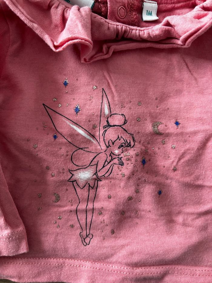 Tee shirt fée clochette DISNEY t.1m - photo numéro 2