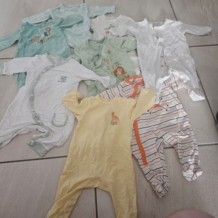 Lot 8 pyjama bébé 3 mois