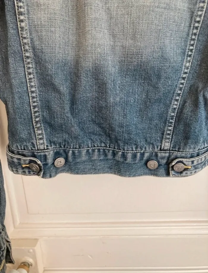 💥 Veste en jean délavé vintage – M.Dia (années 2000) - photo numéro 4