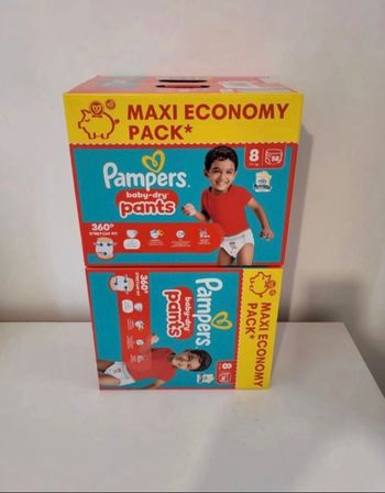[-30% code HAMAC30] 116 couches Pampers pants taille 8