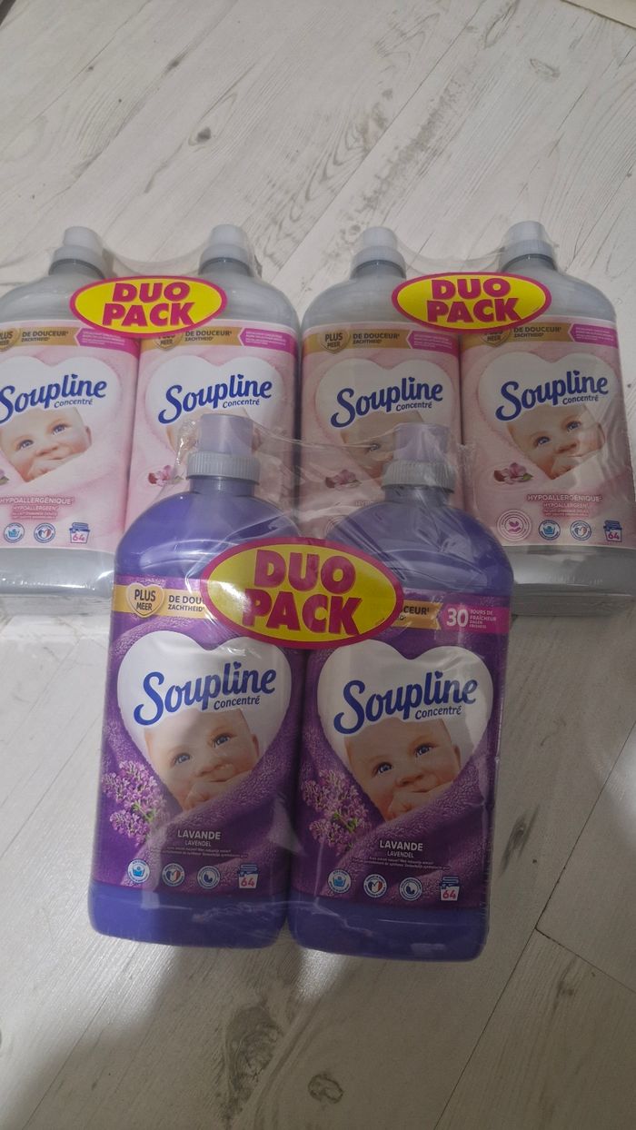 Lot 2 x 3 soupline soit 6 x 64 lavages