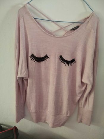 Pull croisé dans le dos