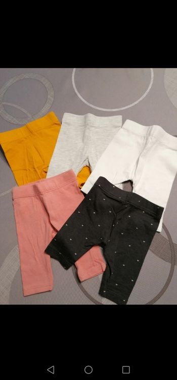 Lot de 5 leggings 1 mois kiabi